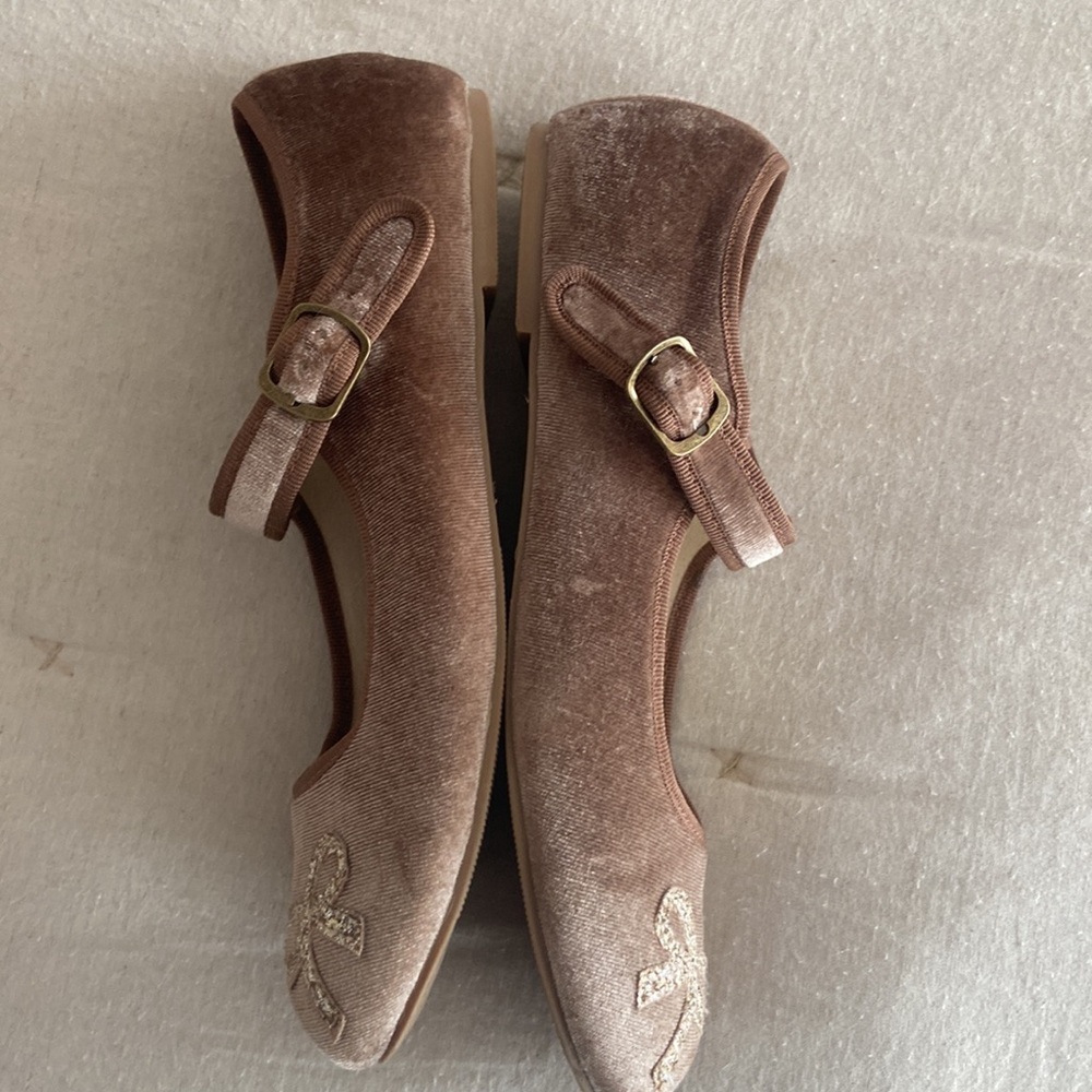 Joyfolie velvet bow shoes - Picture 4 of 5